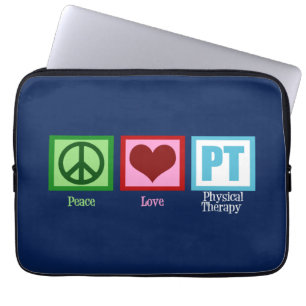 Fysisk terapi Blue Peace Kärlek PT Laptop Sleeve