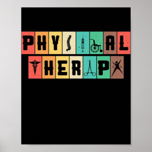 Fysisk terapi för Retro- Vintage Poster