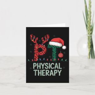 Fysisk terapi jultomten Hat Pt Therapist Kort