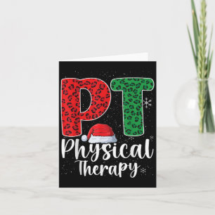 Fysisk terapi jultomten Hat Pt Therapist Kort
