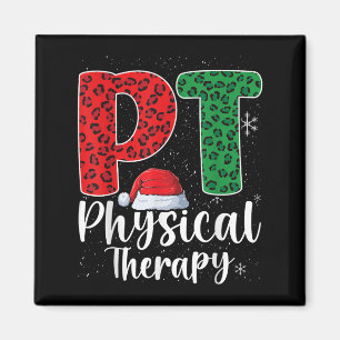 Fysisk terapi jultomten Hat Pt Therapist Magnet