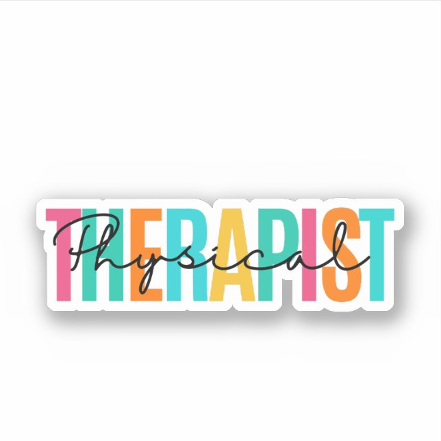 Fysisk terapi klistermärken (Framsida)
