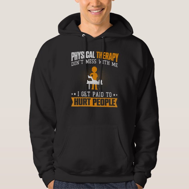 Fysisk terapiassistent vid fysisk terapi hoodie (Framsida)