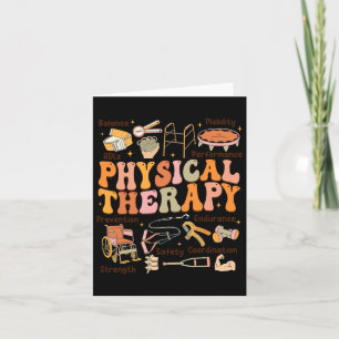 Fysisk terapibehandlare PT PTA Fall Thanksgiving F Kort