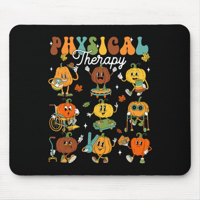 Fysisk terapibehandlare Pumpkin Autumn Thanksgi Musmatta (Framsidan)