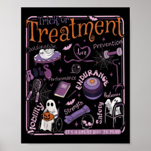 Fysisk terapibehandling med stamceller Halloween Poster