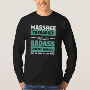 Fysisk terapioffert för massageterapi t shirt