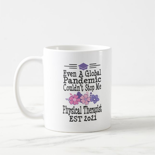 Fysisk terapist Studenten Gift DPT 2021 Kaffemugg (Vänster)