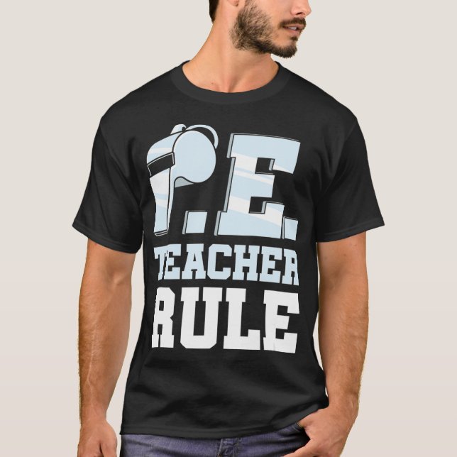 Fysisk utbildning PE Lärare Coach Educator Sport T Shirt (Framsida)