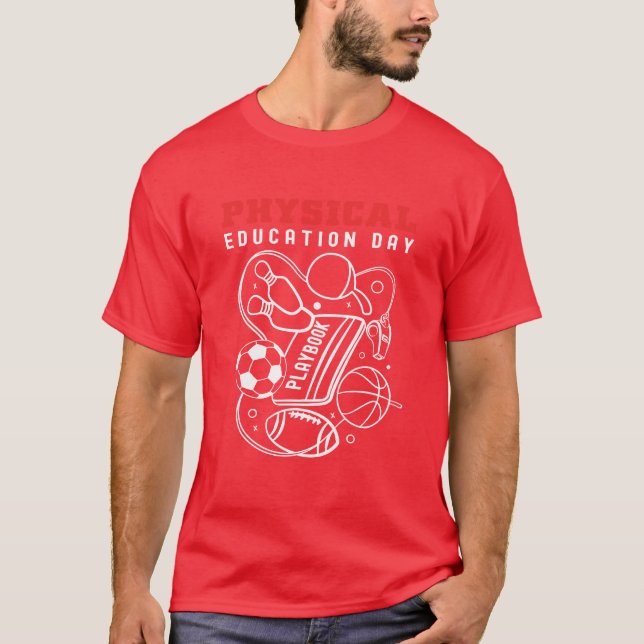 Fysisk utbildning Sport PE-lärares vän T Shirt (Framsida)