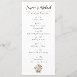 Fysiskt Elegant: Beach Seashell Flat Programme Program