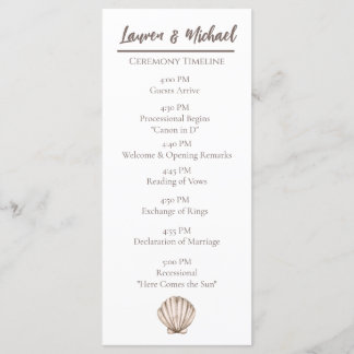 Fysiskt Elegant: Beach Seashell Flat Programme Program