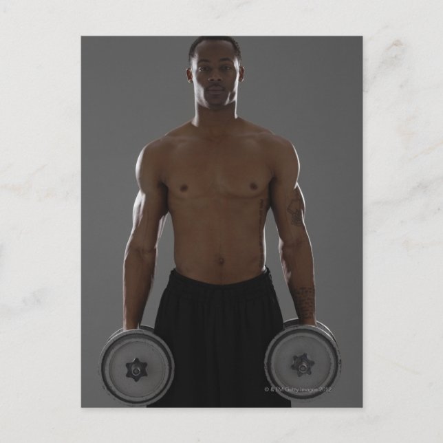 Fysiskt monterade manlyftdockor vykort (Framsida)