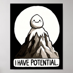 Fysiskt skämt - jag har en potentiell Sten-bergsso Poster