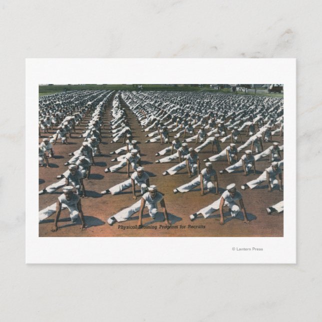 Fysiskt utbildningsprogram för rekrytering - USA:s Vykort (Framsida)