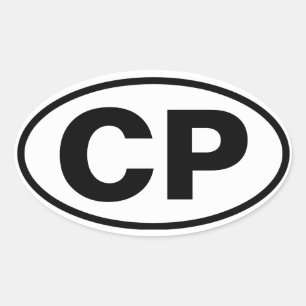 FYUR Crotona Park ’CP’ Ovalt Klistermärke