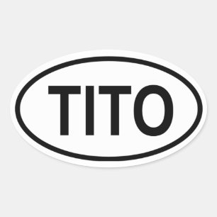 FYUR Tito Ovalt Klistermärke