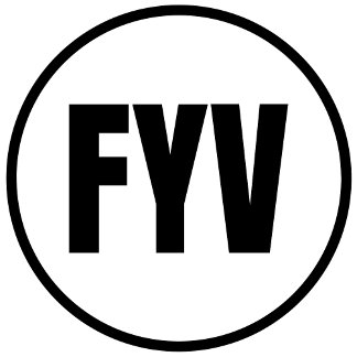 FYV - Fayetteville/Drake Classic Round Sticker Runt Klistermärke