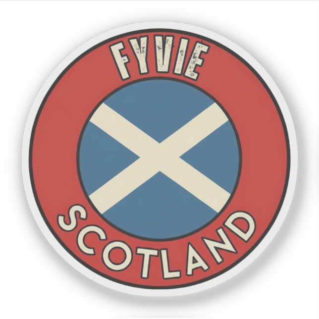 Fyvie, Skottland Klistermärken (Framsida)