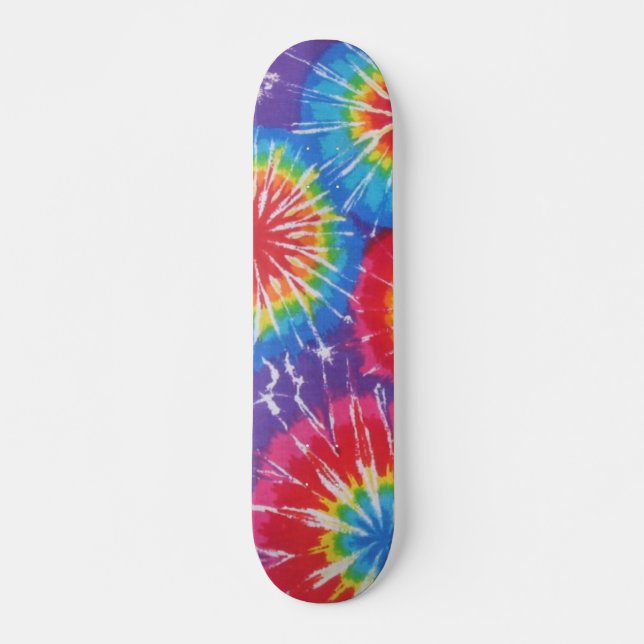 g0745fji-TieDye Mini Skateboard Bräda 18,5 Cm (Framsida)