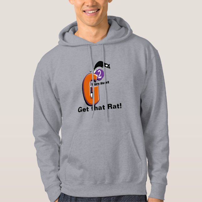 G2 Barn Hunt Logo T-Shirt Hoodie (Framsida)
