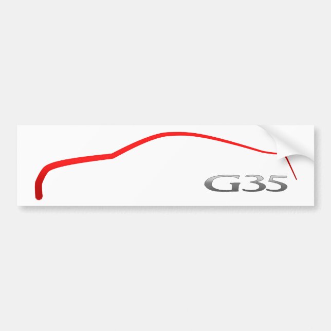 G35 Kontur Bildekal (Framsidan)