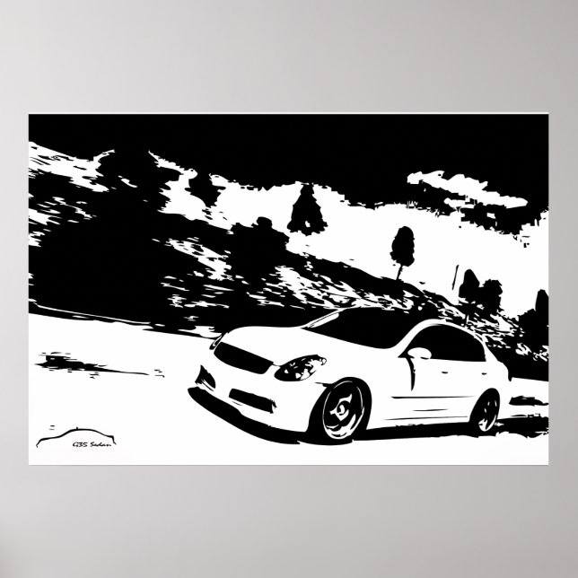 G35 Sedan Poster av sidoskott (Framsidan)
