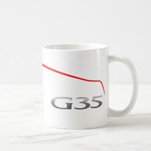 G35 skisserar kaffemugg