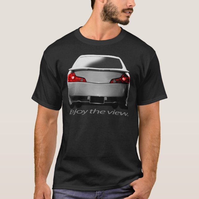 G35 "tycker om beskåda. ", tee shirt (Framsida)