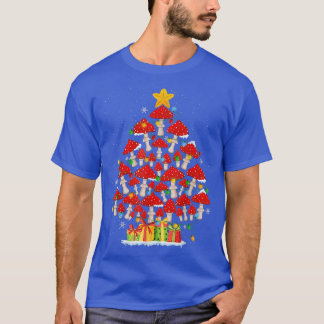 G4Yw Mushroom Julgran Pajama God jul Pla T Shirt