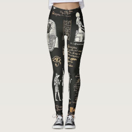 G90GRAFISKT GIRL'SWEAR-Hieroglyphic Writ Leggings