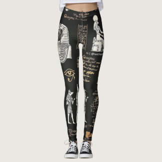 G90GRAFISKT GIRL'SWEAR-Hieroglyphic Writ Leggings