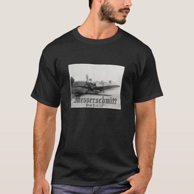 G-10 för Messerschmitt Bf 109 SOM Tee Shirt (Framsida)