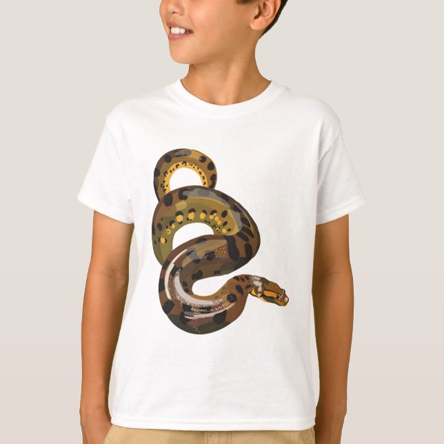 G är avsett för Grönt Anaconda T Shirt (Framsida)