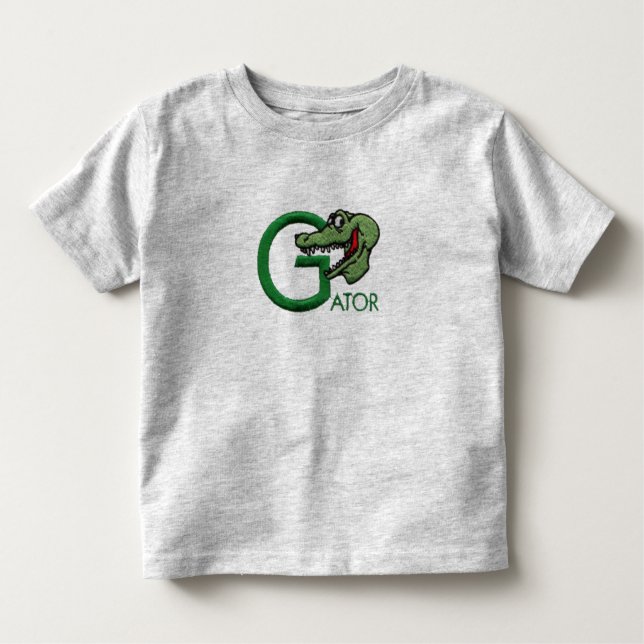G är för alligator t-shirt (Framsida)