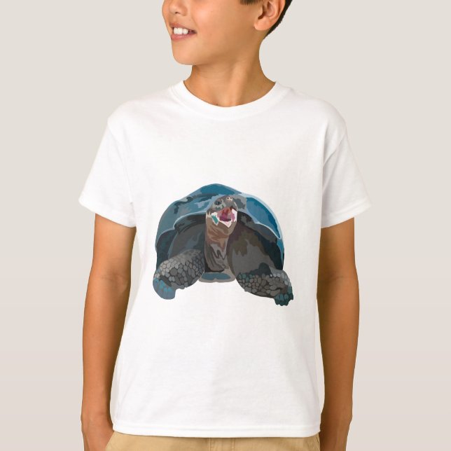 G är för Galapagos Tortoise T Shirt (Framsida)