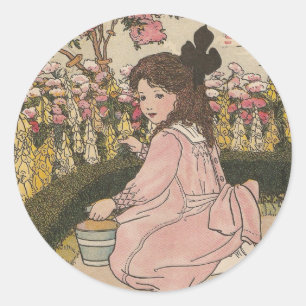G är för Garden Runt Klistermärke