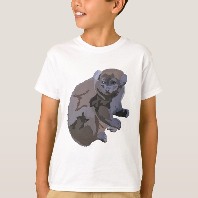 G är för Gentle Lemur T Shirt (Framsida)