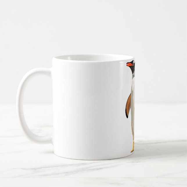 G är för Gentoo Penguin Kaffemugg (Vänster)