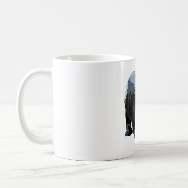 G är för Giant Otter Kaffemugg (Vänster)
