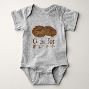 G är för Ginger Snaps Gingersnap Biscuit Cookies T Shirt