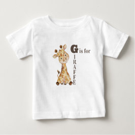 G är för GIRAFF - Whimsical Giraff T Shirt
