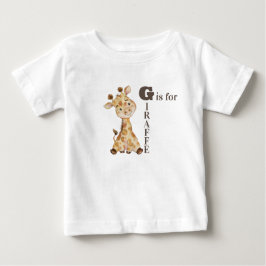 G Är För GIRAFF - Whimsisk Giraff T Shirt
