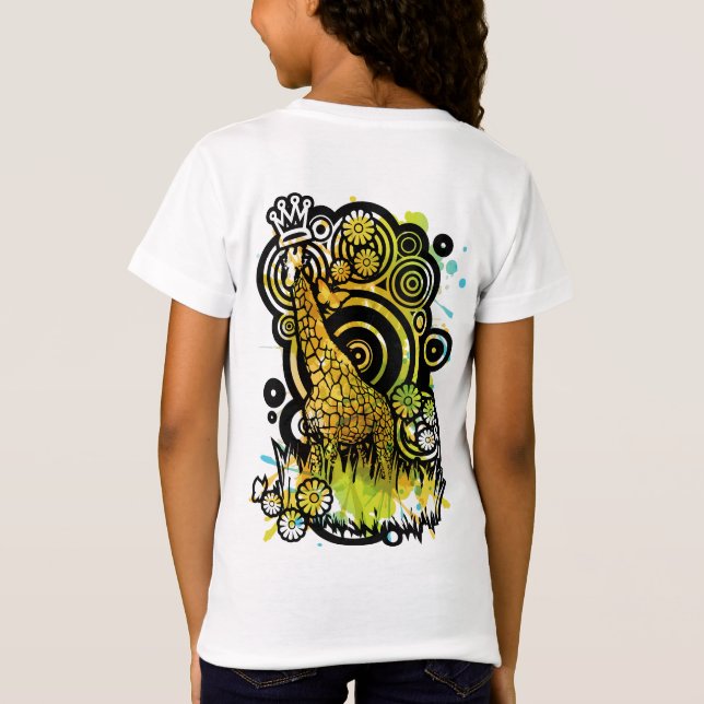 G är för Giraffe T Shirt (Baksida)