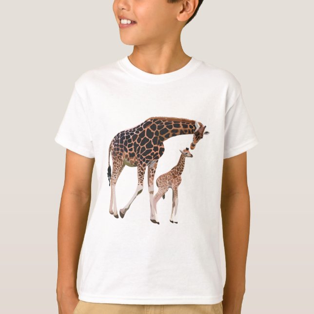 G är för Giraffe T Shirt (Framsida)