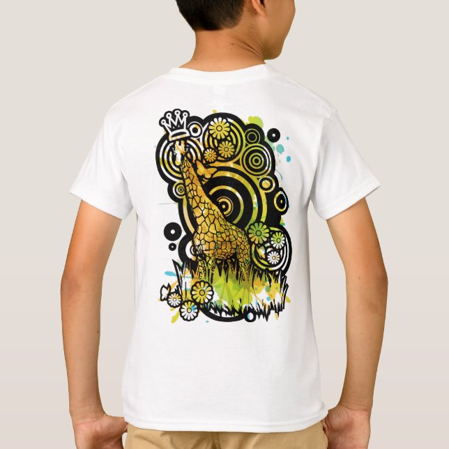 G är för Giraffe T Shirt (Baksida)