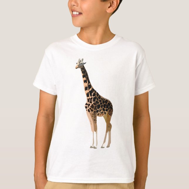 G är för Giraffe T Shirt (Framsida)