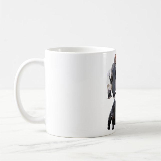 G är för Gorilla Kaffemugg (Vänster)