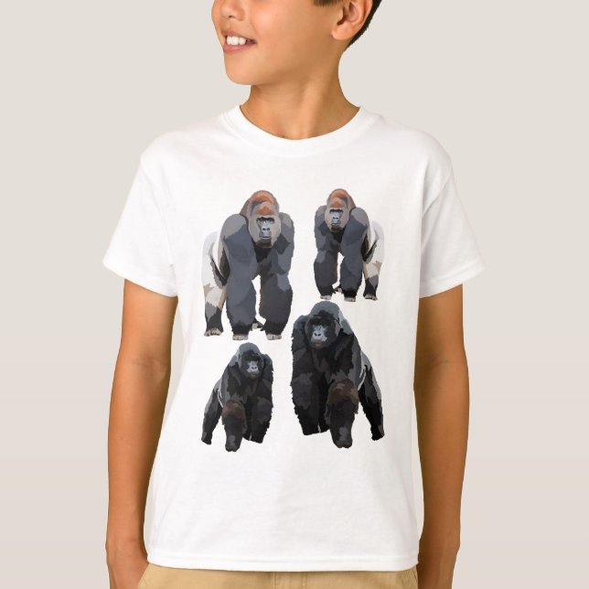 G är för Gorilla T Shirt (Framsida)