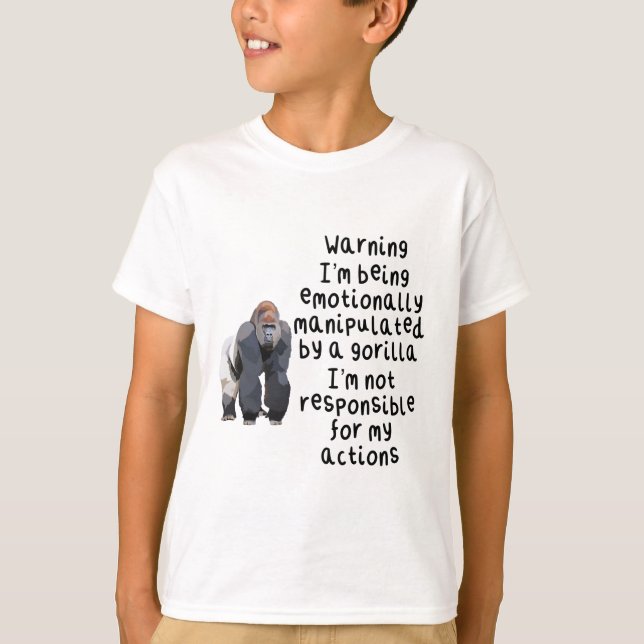 G är för Gorilla T Shirt (Framsida)